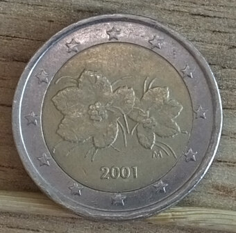 2 Euro - 2001 Finsko chyboražba ponuknite cenu. 064 - 2