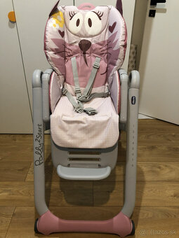 Jedálenská stolička Chicco Polly 2 Start - Miss Pink - 2