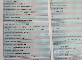 Seat Altea XL 1.2 TSI 2012 predám MOTOR CBZ, DVERE, PREVODOV - 2