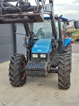 NEW HOLLAND TL 100 A + Čelný nakladač, 4562 mth - 2