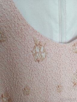 Ružové spoločenské šaty xxl - 2