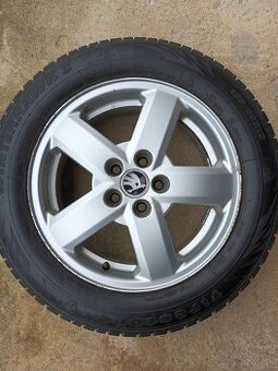 5x100 r15 zimné pneu - 2