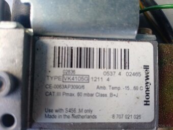 HONEYWELL ventil plynový VK4105G - 2