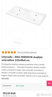 Predám umývadlo - 2