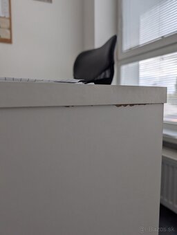 PC stôl, dub artisan/biela, RIOMA TYP 11 - 2