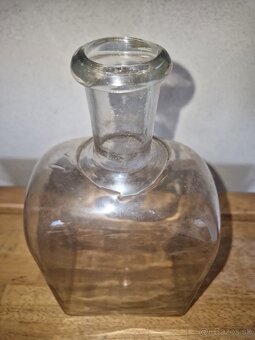 Baroková sklenená fľaša - 2