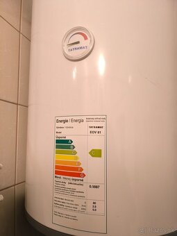 Elektrický bojler Tatramat 80l - 2