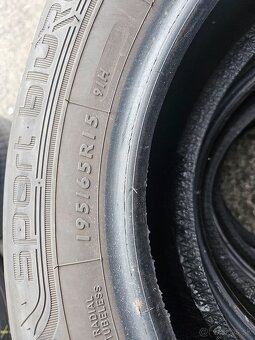 195/65 R15 DUNLOP letné- CELÁ SADA 60eu - 2