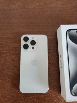 Apple iPhone 15 pro 128gb titanium white - 2