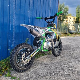 Pitbike 125cc XB27 poloautomat 14/12 e-start  zelená - 2