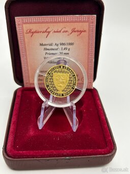 Zlatý dukát – Rád svätého Juraja (limitovaná edícia 10 kusov - 2