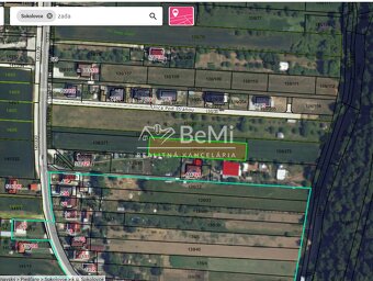 SOKOLOVCE – KRÁSNY ROVINATÝ STAVEBNÝ POZEMOK 1 722 m² SCHVAL - 2