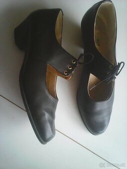 poltopanky cierne kozene c. 38 - 2