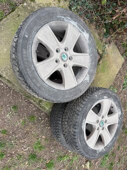 Hliníkové disky- elektróny Škoda R16 - 2