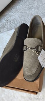 Nové dámske kožené mokasíny - 2