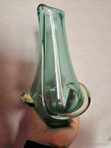 Krasna vaza hutni sklo - 2