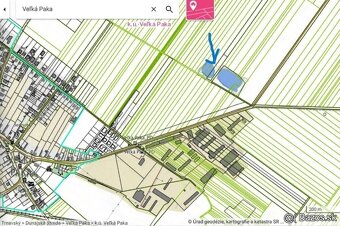 2100m2 rekreačný pozemok Veľká Paka - 2