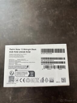 Xiaomi Redmi Note 13 - Midnight Black 8 GB RAM / 256 GB - 2