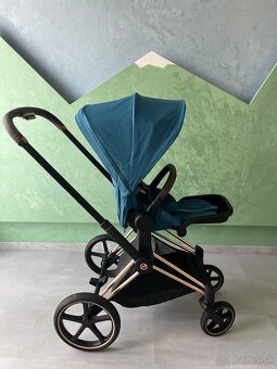 Cybex priam 4.0 moutain blue + príslušenstvo - 2