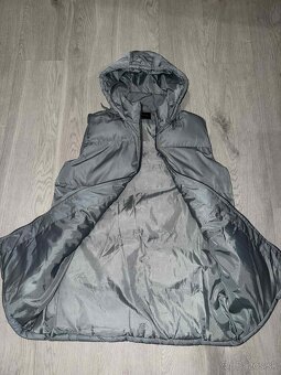 brave soul siva damska zimna predlzena teplucka vesta - 2