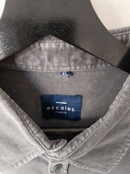 Escales pánska šedá košeľa XL - 2