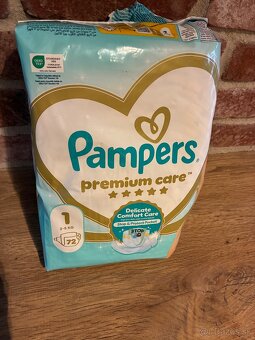 Plienky Huggies velk.2, pampers velk. 1 - 2