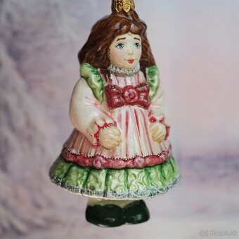 Vianočné ozdoby, sklo 15 cm - 2