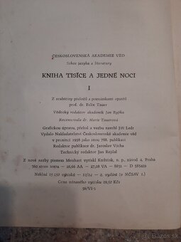 Kniha Tisíce a jedné nici 1958 - 2
