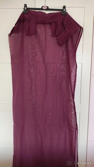 Záclony bordové 2ks - 2