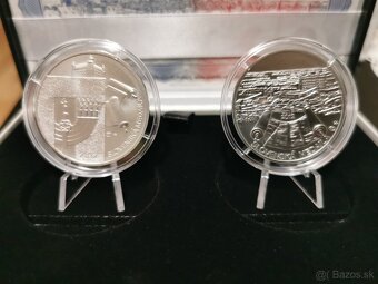 Predám strieborné pamätné medaile Chatam Sofer - 2