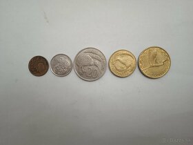 Nový Zéland - konvolut obehových mincí - 2