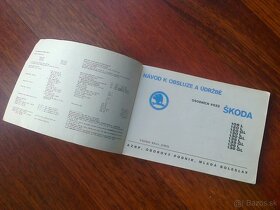 návod na obsluhu a údržbu Škoda 105/120 - 2