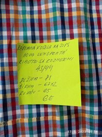Pohodlná košeľa na zips 43/44 - 2