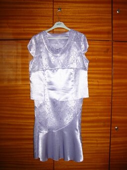 Svetlofialový kostým 3-dielny, veľkosť 46 - 2