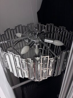 Kryštálový závesný luster 2ks - 2