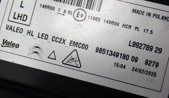 citroen c3 svetlo full led vision 2024+ - 2