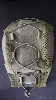Poťah na prilbu - Fast Helmet cover Ranger Green - 2