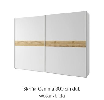Skriňa šatníkov Gamma 300cm - 2