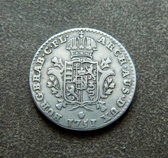 Predám 1/4 dukaton 1751 Antwerpy Mária Terézia - 2