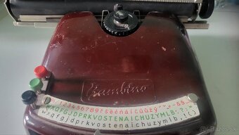 Retro písací stroj Bambino od Optima firmy - 2