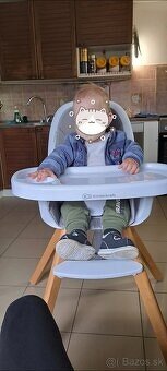 Jedálenská stolička Kinderkraft Tixi grey - 2