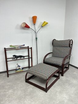 Dizajnový bambusový ušiak s podnožou Gervasoni - 2