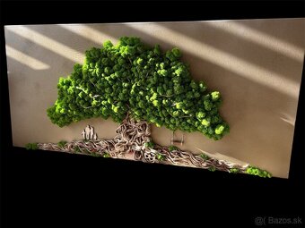 Machový obraz Strom. - 2