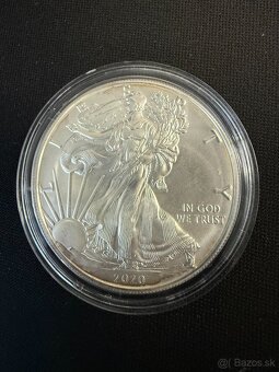 1 oz strieborna minca - American Eagle 2020 - 2