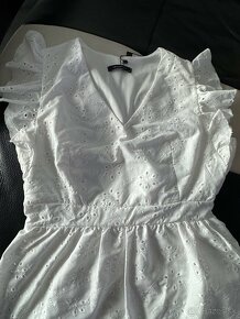 Dámske letné biele šaty - 2