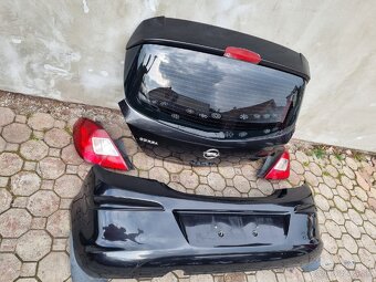 Opel corsa d lift kufor zadne svetlá nárazník - 2