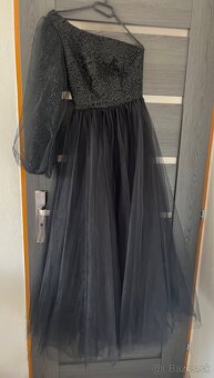 Šaty s jedným rukávom 34/XS - 2
