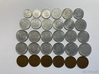 Československo 1960 - 1993 ČSSR ČSFR mince v obyčajnom stave - 2
