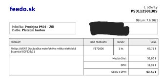 Elektrická odsávačka mlieka Philips Avent - 2