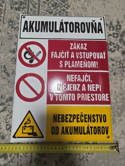 Smaltovana tabuľa - ako nova - 2